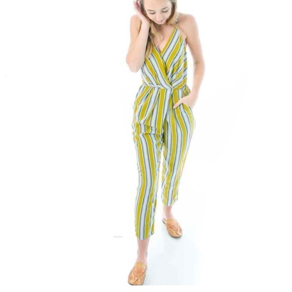 ASTR Sterling Stripe Jumpsuit